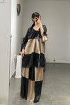 Mutedance 24 Spring/Summer Spliced Skirt MD-MD24SS92-PIN Colorblock PM126